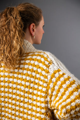 AMBER SOLISTICE - Alpaca and silk cardigan - Warming. Soft. Wonderfully radiant