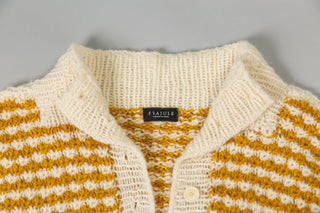 AMBER SOLISTICE - Three-piece set made of alpaca, silk and merino wool - a vision come true